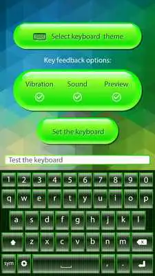 Play Light Neon Green Keyboard