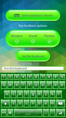 Play Light Neon Green Keyboard