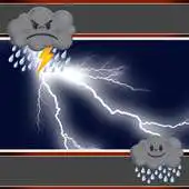 Free play online Lightning Clock And Weather APK
