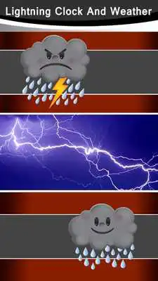 Play Lightning Clock And Weather
