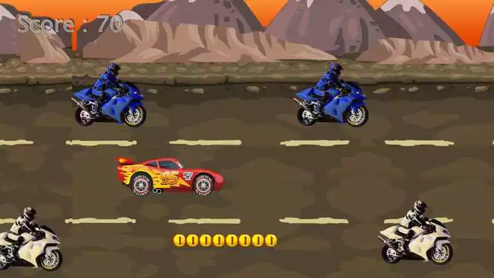 Play Lightning Mcqueen Traffic Racing