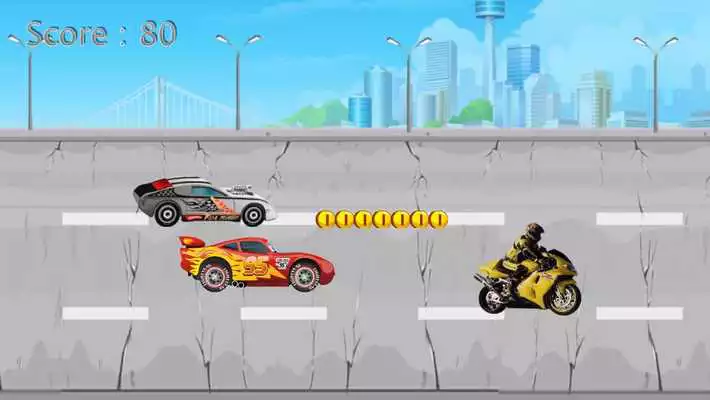 Play Lightning Mcqueen Traffic Racing