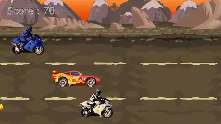 Play Lightning Mcqueen Traffic Racing