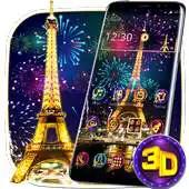 Free play online Lightning Paris Night Theme APK