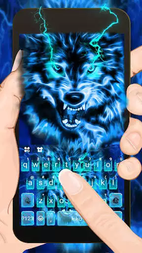 Play Lightning Wolf Keyboard Theme