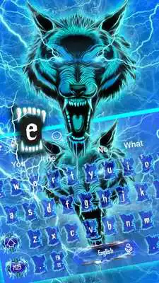 Play Lightning Wolf Keyboard Theme