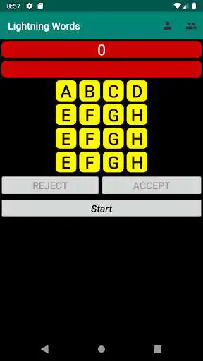 Play Lightning Words - A Great Local Co-Op Game as an online game Lightning Words - A Great Local Co-Op Game with UptoPlay