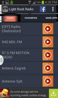 Play Light Rock Radio