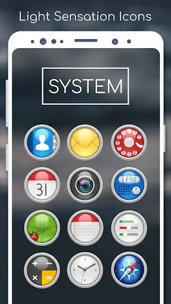 Play Light Sensation Icon Pack as an online game Light Sensation Icon Pack with UptoPlay