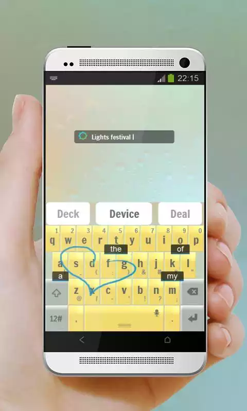 Play Lights festival Keypad Design