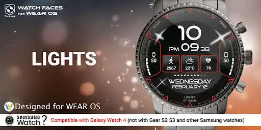 Play Lights Watch Face  and enjoy Lights Watch Face with UptoPlay