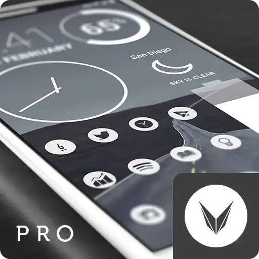 Play Light Void Pro - White Minimal Icons APK Play Light Void Pro - White Minimal Icons APK