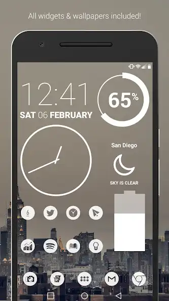 Play Light Void Pro - White Minimal Icons  and enjoy Light Void Pro - White Minimal Icons with UptoPlay