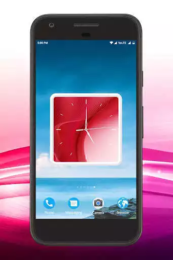 Play LightWave Clock Live Wallpaper  and enjoy LightWave Clock Live Wallpaper with UptoPlay