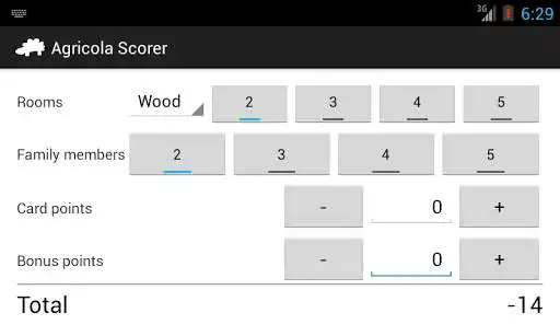 Play Lightweight Score Calculator for Agricola  and enjoy Lightweight Score Calculator for Agricola with UptoPlay