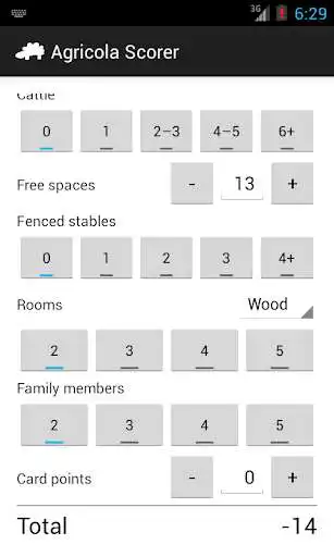 Play Lightweight Score Calculator for Agricola as an online game Lightweight Score Calculator for Agricola with UptoPlay