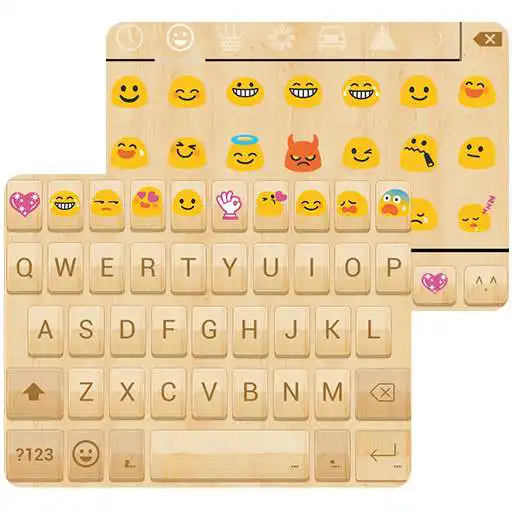 Run free android online Light Wood  Wallpaper for Emoji Keyboard APK