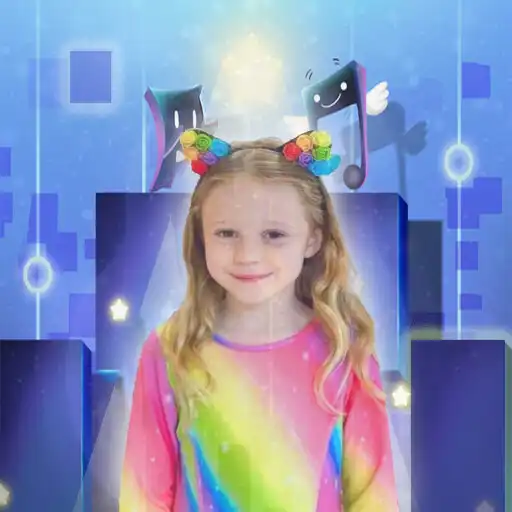 Play Like Nastya Neon Tiles APK