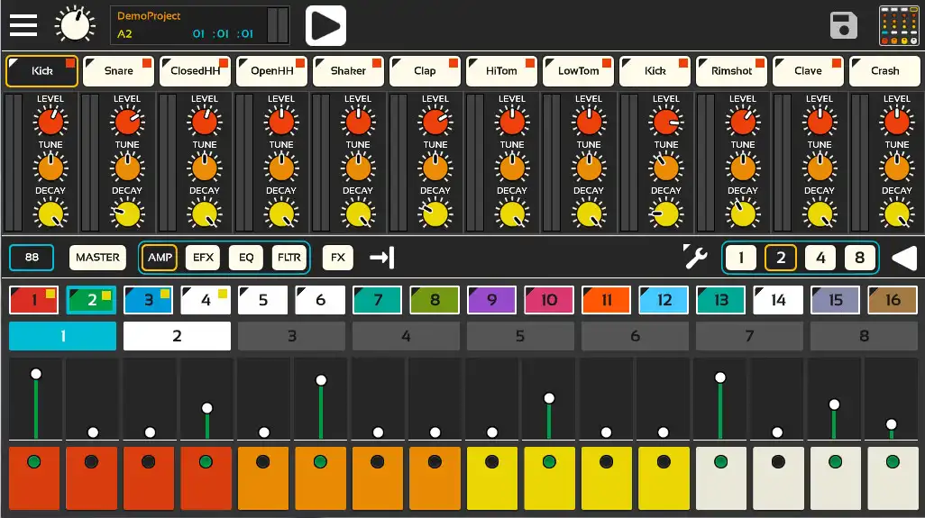 Play Lil Drum Machine Demo as an online game Lil Drum Machine Demo with UptoPlay