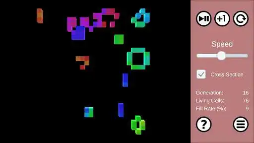 Play LiliCADroid: Life-Like Cellular Automata 2D and 3D as an online game LiliCADroid: Life-Like Cellular Automata 2D and 3D with UptoPlay