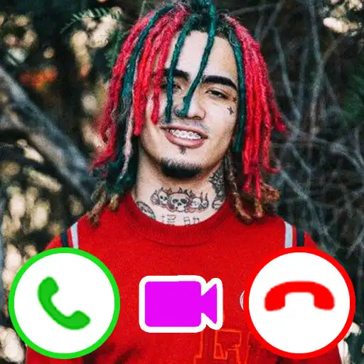 Play Lil Pump Fake Video Call  Wallpaper APK