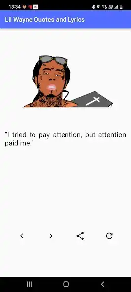 Play Lil Wayne Quotes and Lyrics as an online game Lil Wayne Quotes and Lyrics with UptoPlay