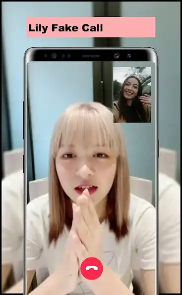 Play Lily Fake Call as an online game Lily Fake Call with UptoPlay