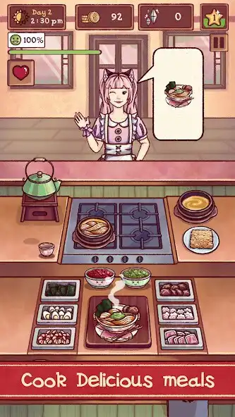 Play Lilys Town: Cooking Café as an online game Lilys Town: Cooking Café with UptoPlay