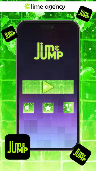 Play Lime Jump as an online game Lime Jump with UptoPlay