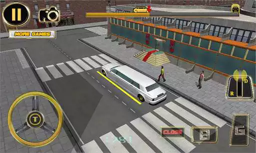 Play Limo Parking Simulator 3D as an online game Limo Parking Simulator 3D with UptoPlay