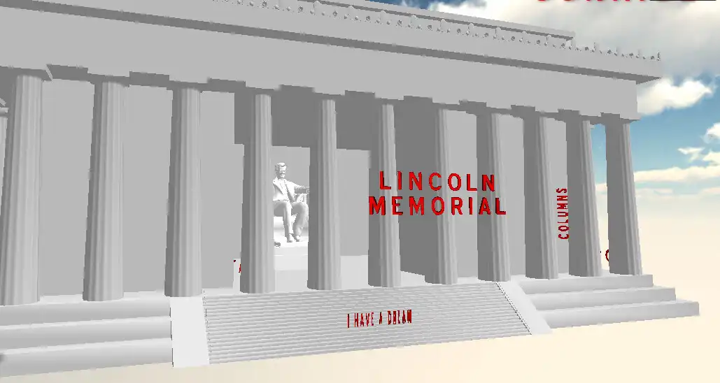 Play Lincoln Memorial VR as an online game Lincoln Memorial VR with UptoPlay
