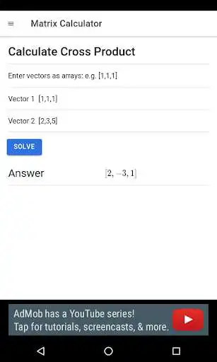 Play Linear Algebra Matrix Calculator  and enjoy Linear Algebra Matrix Calculator with UptoPlay