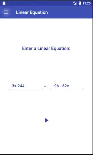 Play Linear Equation