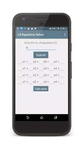 Play Linear System Equations Solver