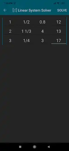 Play Linear System Solver