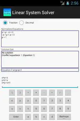 Play Linear System Solver
