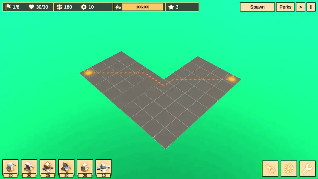 Play LinearTowerDefense as an online game LinearTowerDefense with UptoPlay