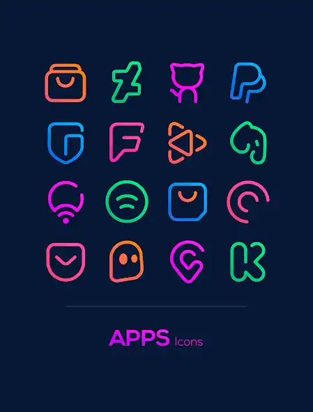 Play Linebit - Icon Pack as an online game Linebit - Icon Pack with UptoPlay