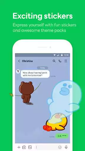 Play LINE: Calls  Messages as an online game LINE: Calls  Messages with UptoPlay