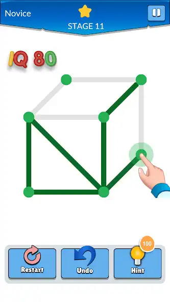 Play LineDom - 1 Line Puzzle  and enjoy LineDom - 1 Line Puzzle with UptoPlay