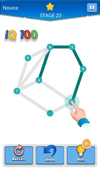 Play LineDom - 1 Line Puzzle as an online game LineDom - 1 Line Puzzle with UptoPlay