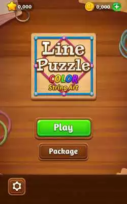 Play Line Puzzle: Color String Art