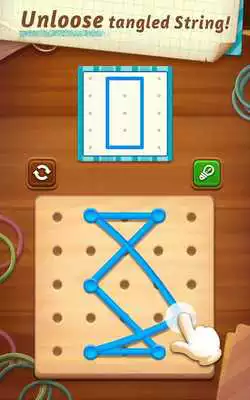 Play Line Puzzle: Color String Art