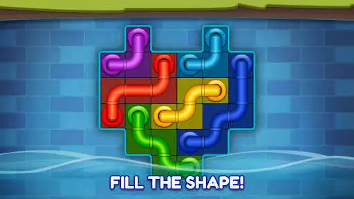Play Line Puzzle: Pipe Art as an online game Line Puzzle: Pipe Art with UptoPlay