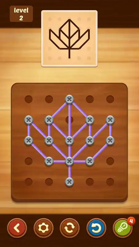 Play Line Puzzle: String Art