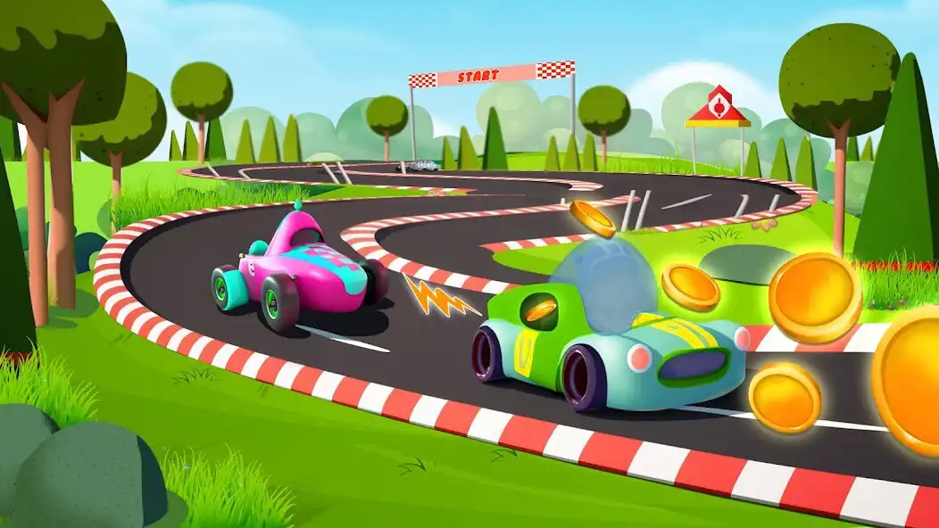 Play Line Race Master 3D: Car Games as an online game Line Race Master 3D: Car Games with UptoPlay