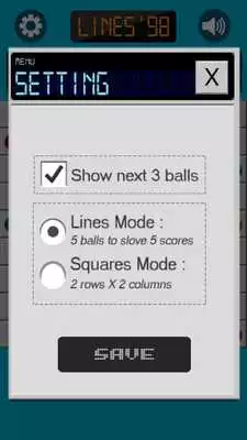 Play Lines 98 - Color Balls Classic Play Lines 98 - Color Balls Classic