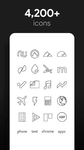 Play Lines Dark Pro - Icon Pack as an online game Lines Dark Pro - Icon Pack with UptoPlay