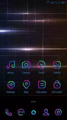 Play Lines GO Launcher Theme