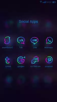 Play Lines GO Launcher Theme